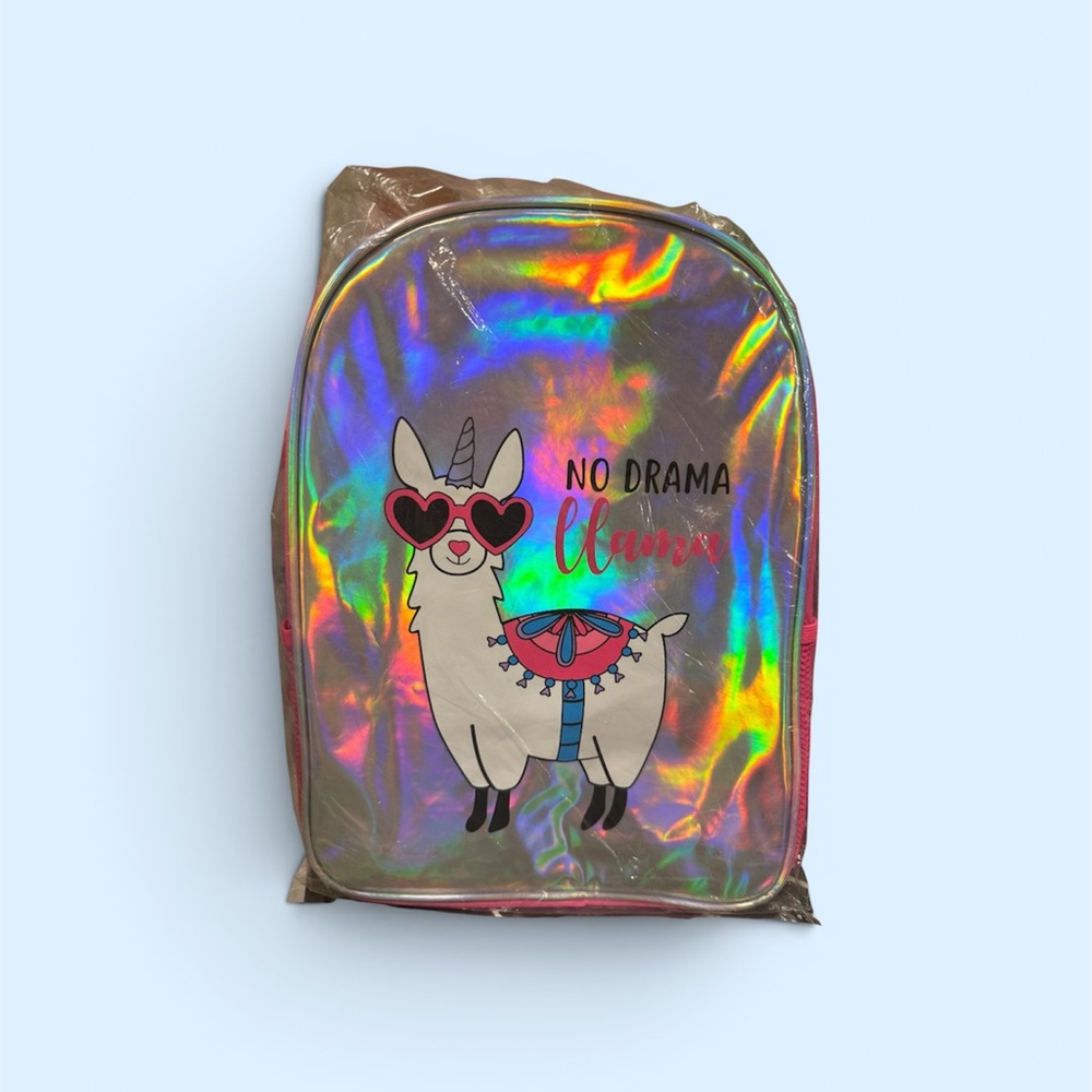 No Drama Llama Pink Backpack.  NWT.